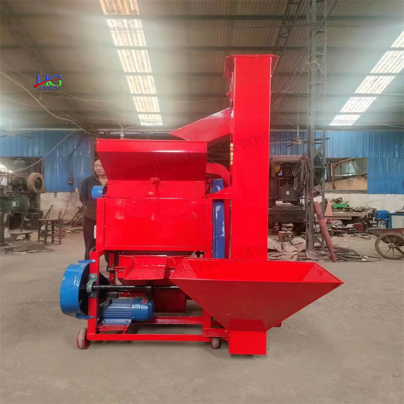 小型花生脱壳机 自动上料花生剥壳机 去壳除杂分离一体机