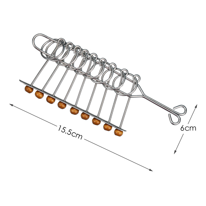 Nueve traje de cadena anillo de desbloqueo hebilla de inteligencia Luban bloqueo niños descompresión juguetes educativos para adultos Kong Ming Bloqueo de desbloqueo anillo de desbloqueo