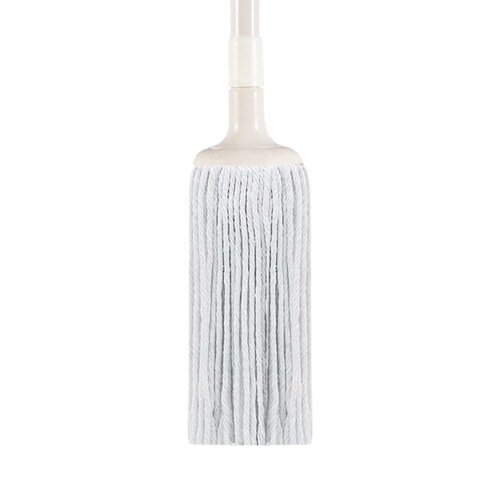 Household cotton fiber mop old-fashioned mop floor mop hotel large stainless steel long handle cleaning mop bucket