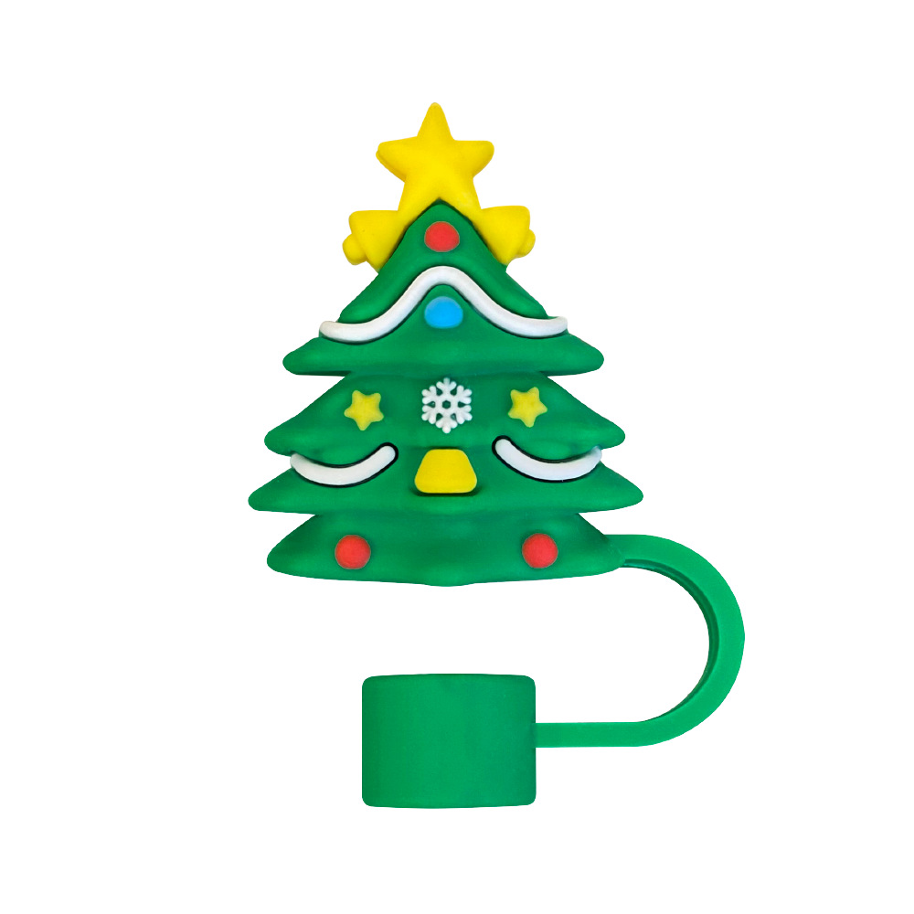 Una tapa de paja de árbol de Navidad