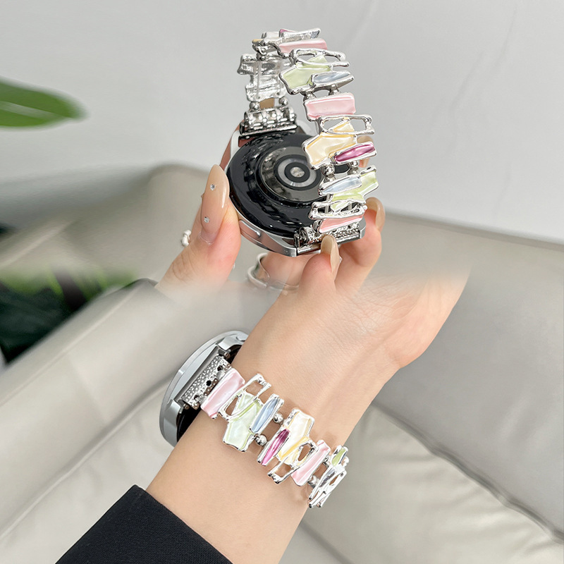 For Xiaomi S3 Strap Dopamine Irregular Color2 Metal watchs2 Huami GTR4 Elastic Wristband