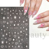 Nail stickers, silver adhesive fake nails solar-powered for nails, suitable for import, new collection