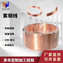 紫铜扁线铜方线03mm~0.8mmT2紫铜线裸铜线厂家批发无氧紫铜线纯铜