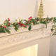 Christmas Atmosphere Decoration Home Decoration Simulated Red Fruit Rattan Pendant Scandinavian Wall Hanging Festive Atmosphere Decorative Rattan