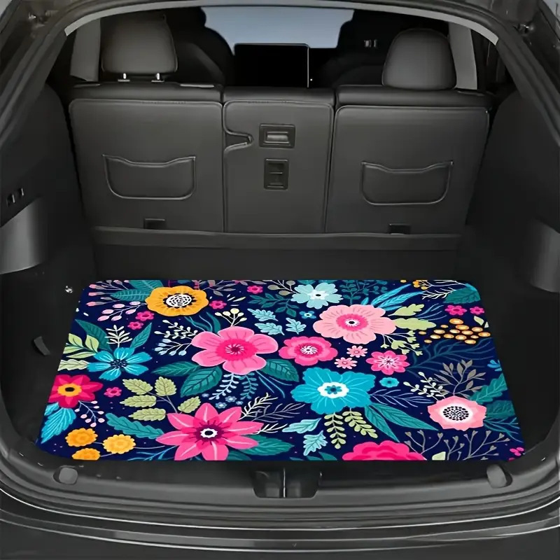Cross-Border Temu American-Style Car Trunk Mat, Wear-Resistant, Dirt-Resistant, Easy to Care For, Decorative Floor Mat, Skin-Friendly, Dust-Proof, Soundproof Mat