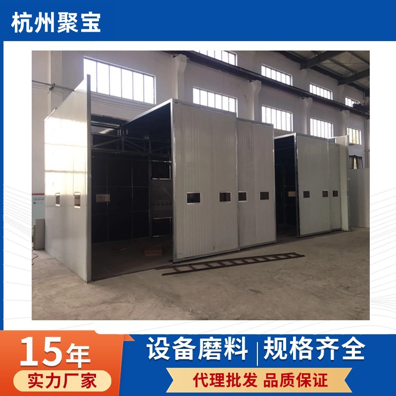中国喷砂房走入式喷砂房 室内喷砂房间 大工件表面处理不锈钢喷砂