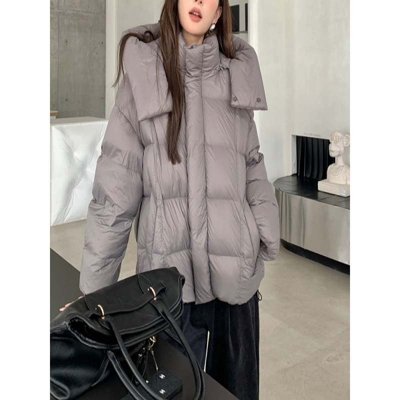 Short winter fashionable design warm down jacket