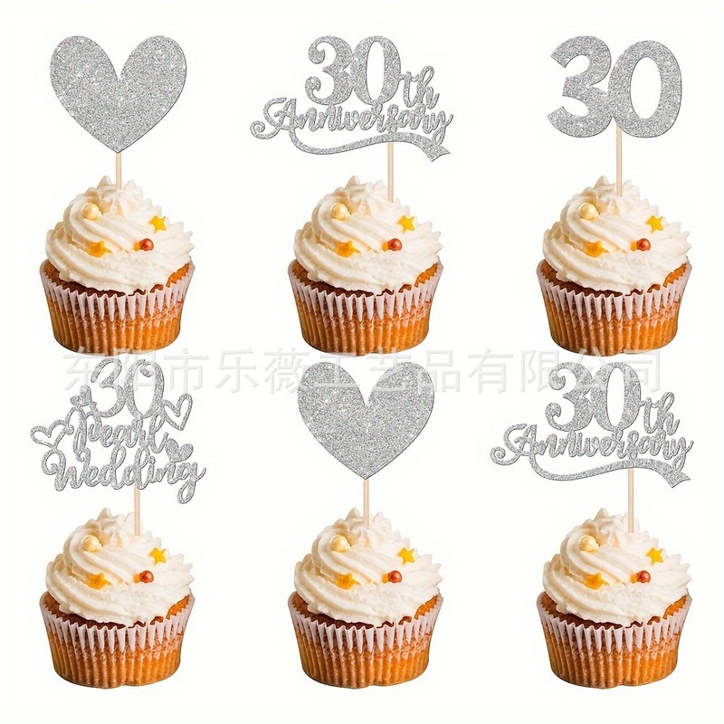 結婚周年25銀婚30 40 50金婚60ケーキ装飾焙煎ケーキ旗挿しカード|undefined