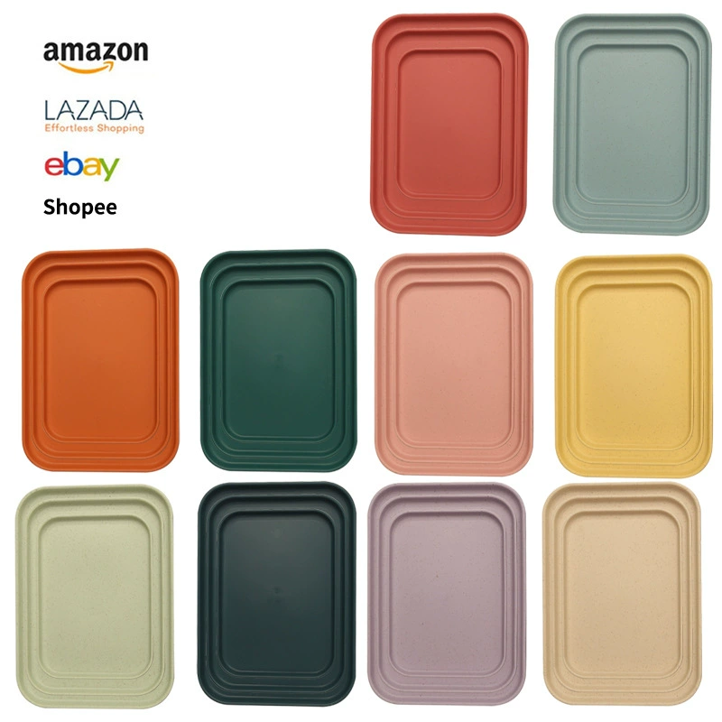 Новый прямоугольный пластиковый поднос в скандинавском стиле гостиная чайная чашка пластиковый чайный поднос фруктовые тарелки производители оптом
