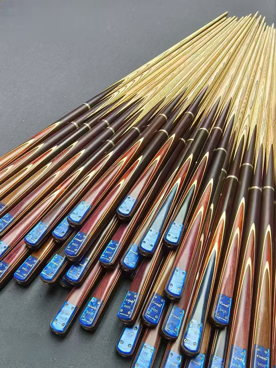 Authentic secret billiard cue, male cue, small head, one-piece snooker black eight cue, Chinese ash wood table