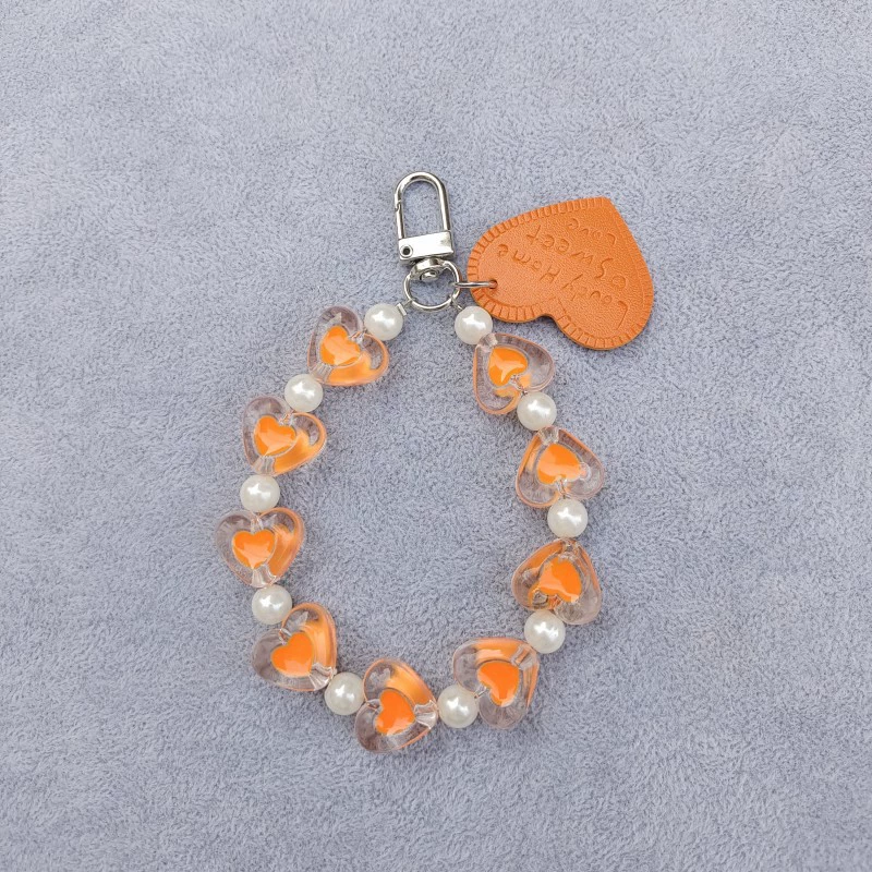 Creative bracelet heart-shaped, keychain with letters, accessories, bag, pack, accessory → Творческий браслет в форме сердца, брелок с буквами, аксессуары, сумка, набор, аксессуар