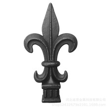 铸铁护栏围栏枪尖矛头可定制大门尖头铁尖锻造矛头铁艺护栏枪头