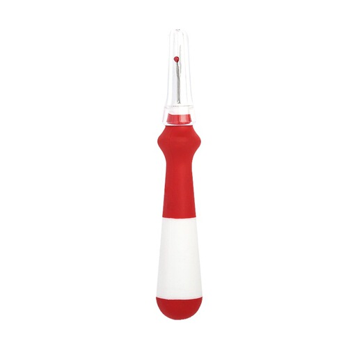 Creative two-color rubberized seam ripper, labor-saving cross-stitch embroidery seam ripper, manual buttonhole opening, quick thread picking tool