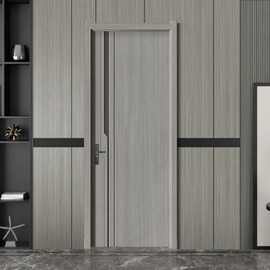 免漆门卧室门生态门室内门实木套装房间门零度碳晶木门套色拼装门