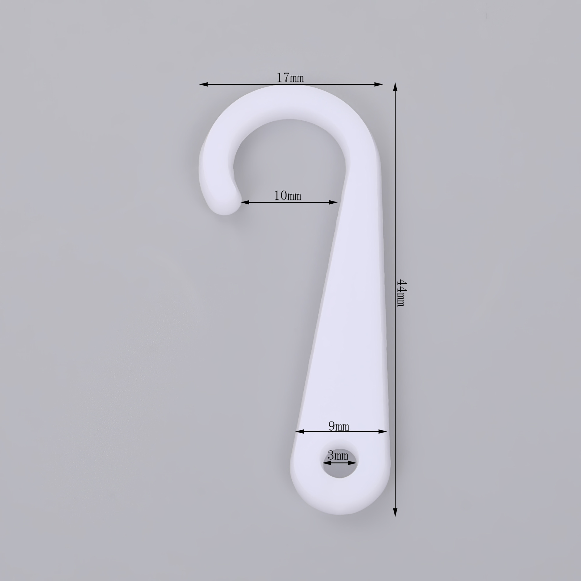 直销塑料问号挂钩袜子包装袋挂钩手套毛巾围巾挂钩厂家现货批发