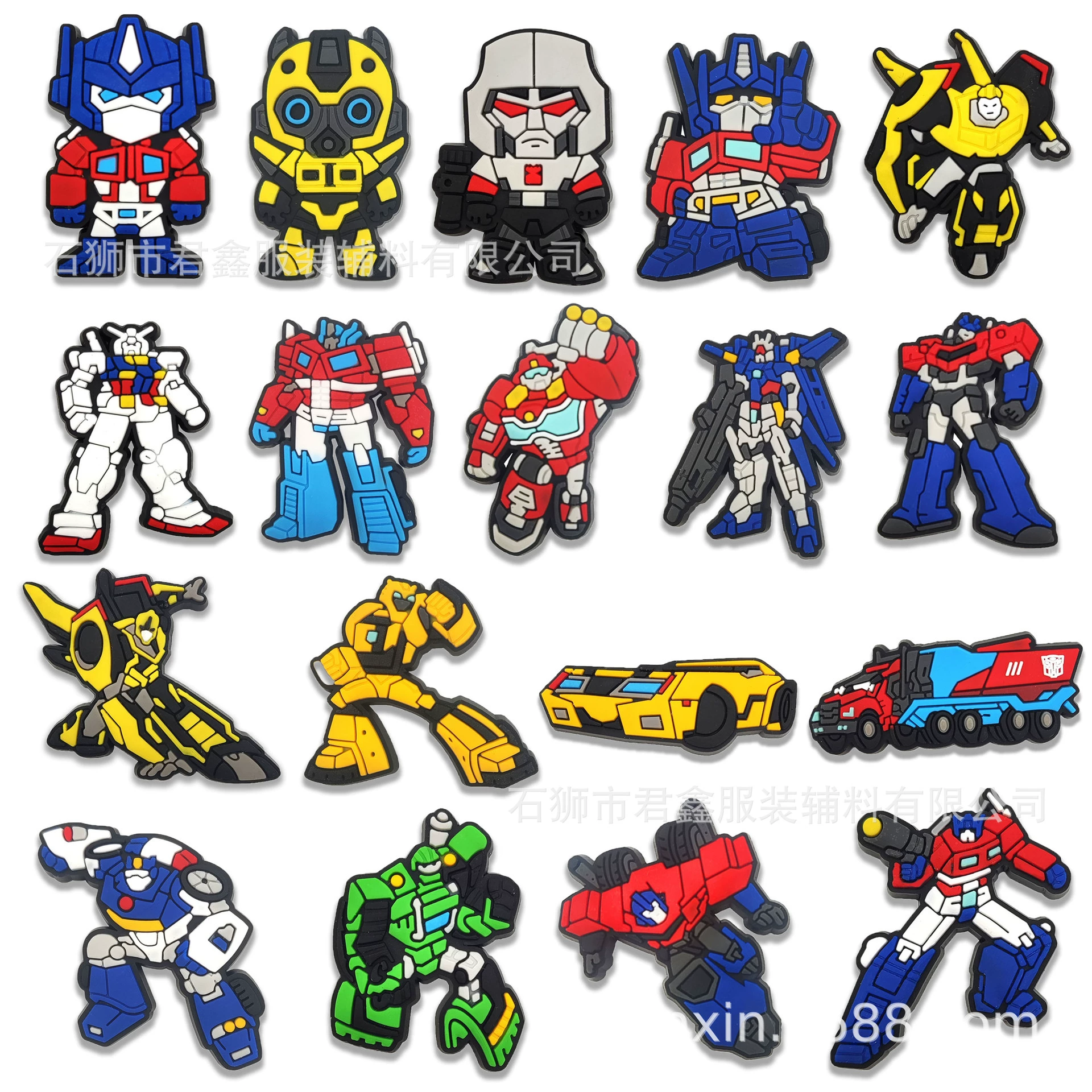 Трансформеры Optimus Prime Hornet мультфильм пещерная обувь декоративная пряжка обувь цветочная туфля DIY патч аксессуары