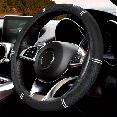 Steering wheel cover Cover, Universal Non-Slip and Wear-Resistant - black-38cm