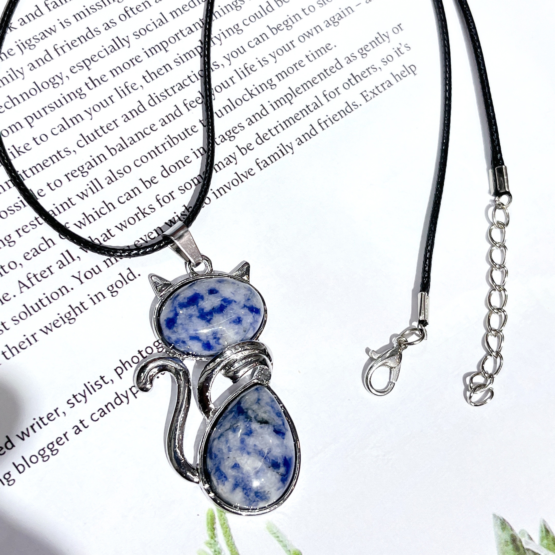 (Cross-border trading), (Wholesale), natural water, crystal, pendant with animals, stone inlay, gemstone for ring, necklace, accessory, accessories, DIY 4