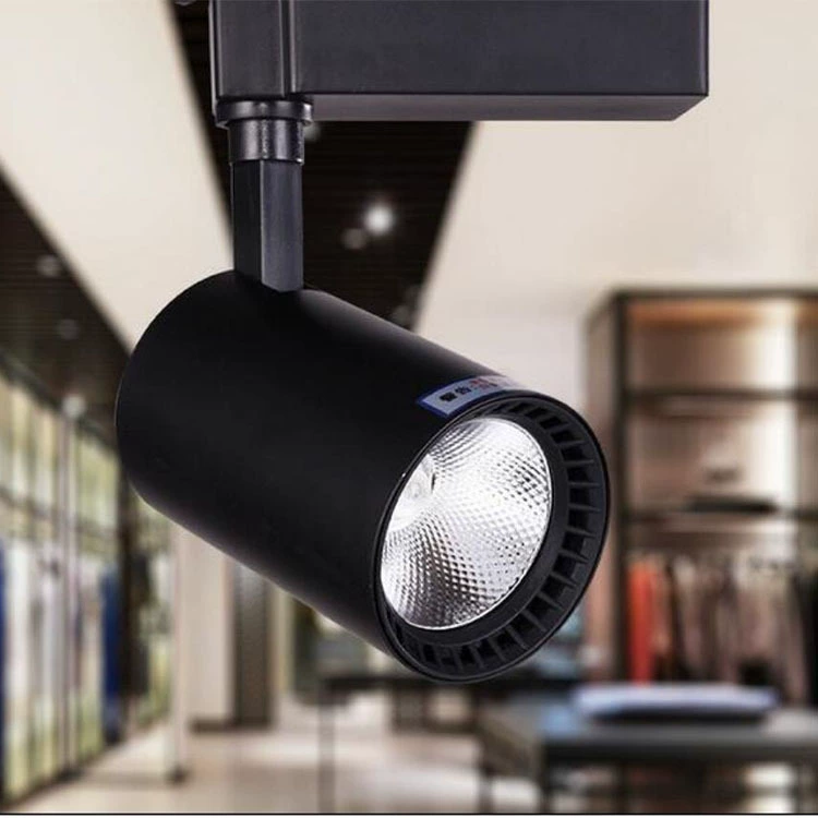 LED spot lighting, lights railed