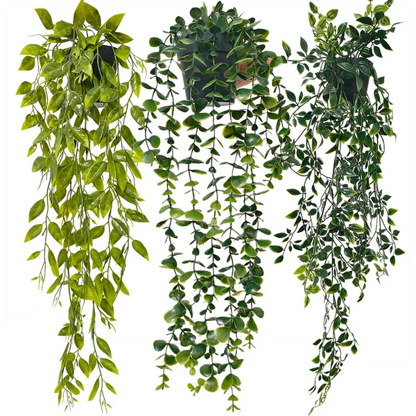 Amazon Artificial Artificial Green Plant Mandala Yucaly Bonsai Pea Pod Hanging Bonsai Wall Hanging Decorative Bonsai