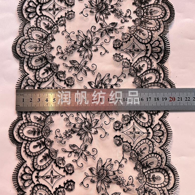 Accesorios de encaje hechos a mano cortinas DIY material textil multicolor tela de malla bordada ropa interior tela