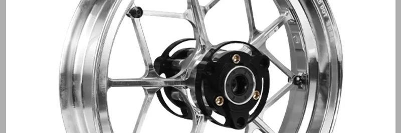Single-disc wheel hub accessories for Niu No.9 modified with dual disc brakes, second generation 12inch Stinger, 185mm opening