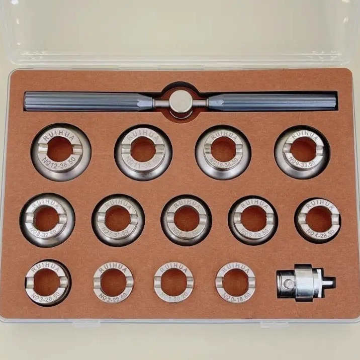 修表工具 开表后盖工具 15粒装开手表后盖器 RUIHUA 5537开表盖器