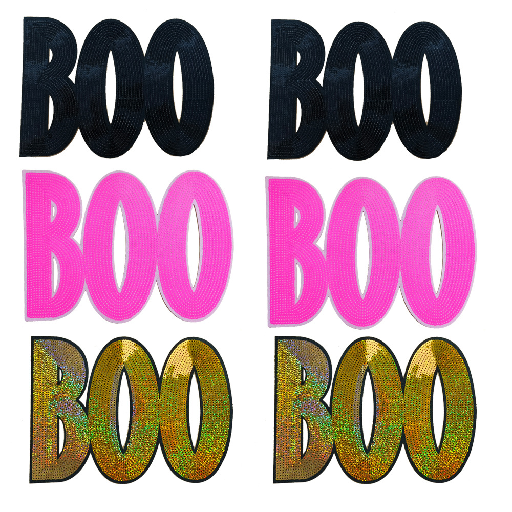 24g Weight Clothing Sticker Patches Classification 1 Piece Quantity Sequin Material Letter Pattern Simple Style, Classic Style Style 1 Piece Simple Style Classic Style Letter Sequin Clothing Sticker Patches 10
