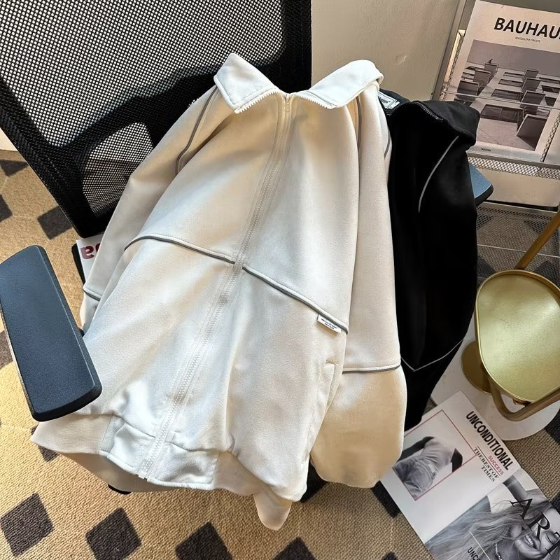 Suede double layer spring and autumn new youth trendy youth design…
