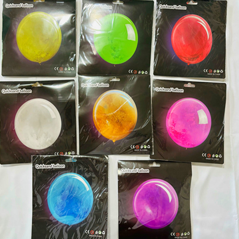 Globo de Arena Líquida de Alta Transparencia, Famoso en Internet, de 18 Pulgadas, Elástico, Redondo, Ecológico, para Decoración de Bodas, Festivales y Fiestas