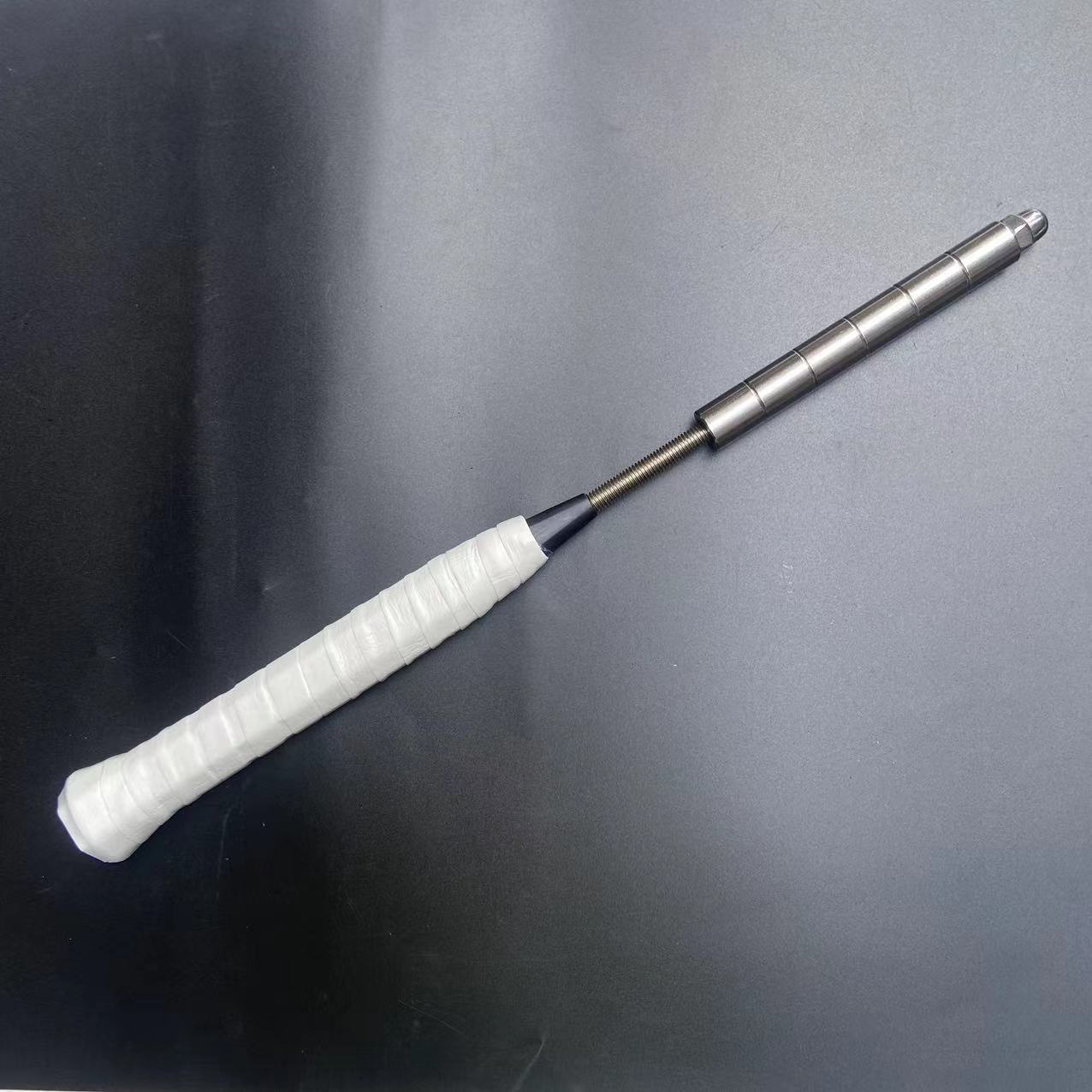 Mysports bádminton raqueta dedo palo bádminton entrenamiento pelo máquina ejercicio dedo agarre palo