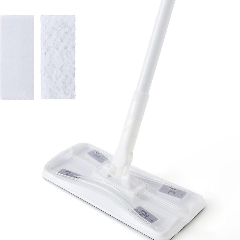 Dust removal paper matching mop household bold floor mop static dust removal paper special mop flat mop disposable