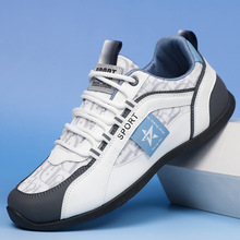 爆款男鞋秋季潮流百搭青少年运动休闲小白阿甘跑步内增高老爹潮鞋