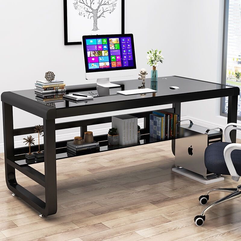 Computer Desk, Desktop Student Study Desk, Bedroom Home Gaming Desk, Large Board Table, Double Workstation, Office Desk