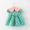 Summer dress, skirt, small princess costume, children's clothing, wholesale, with short sleeve