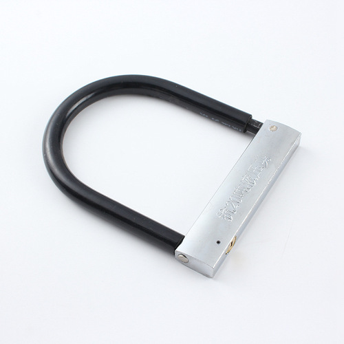 Pressure resistant electric bicycles, motorcycles, single lock wholesale manufacturers supply bicycle mountain bike locks, short U-shaped anti-theft locks