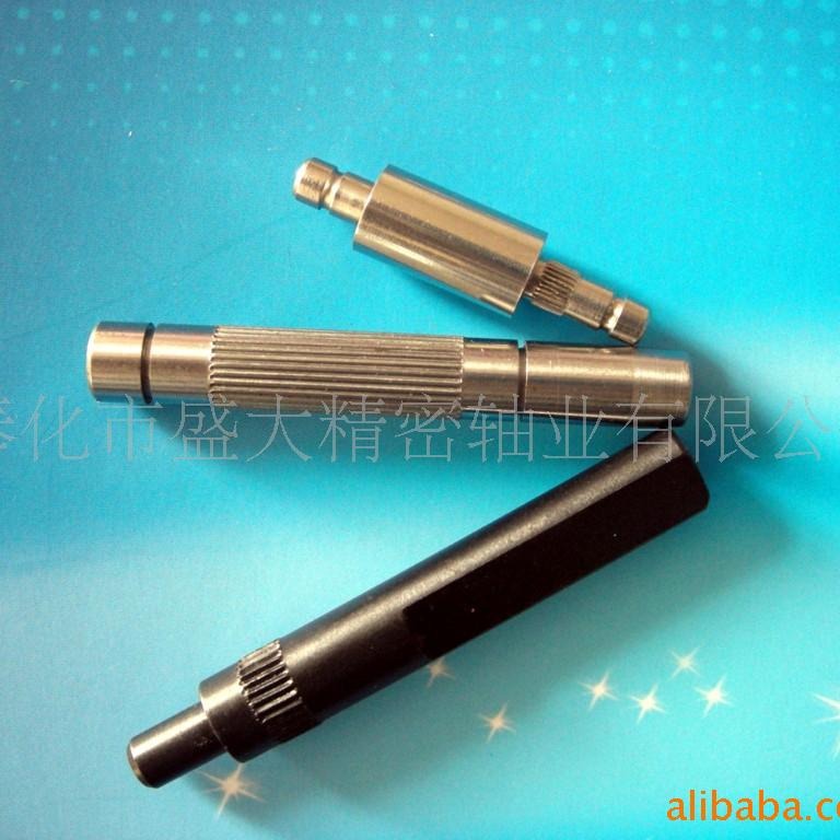 奉化厂家供应余姚慈溪精密小规格滚花转动轴 花健轴 齿轮轴裹塑