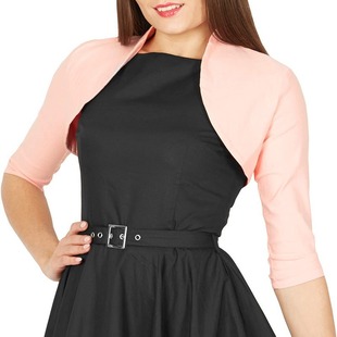 Short-sleeved cloud shoulder vest bridal satin coat jacket long sleeve round neck black silver champagne matching dress