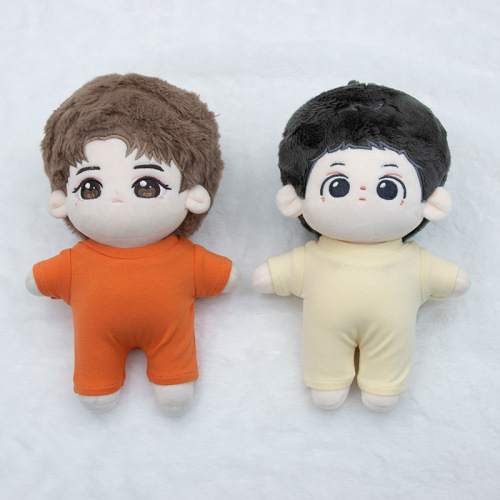 10cm 20cm baby onesie, versatile cotton doll pajamas, 15cm plush doll clothing, clothing for toys and figurines