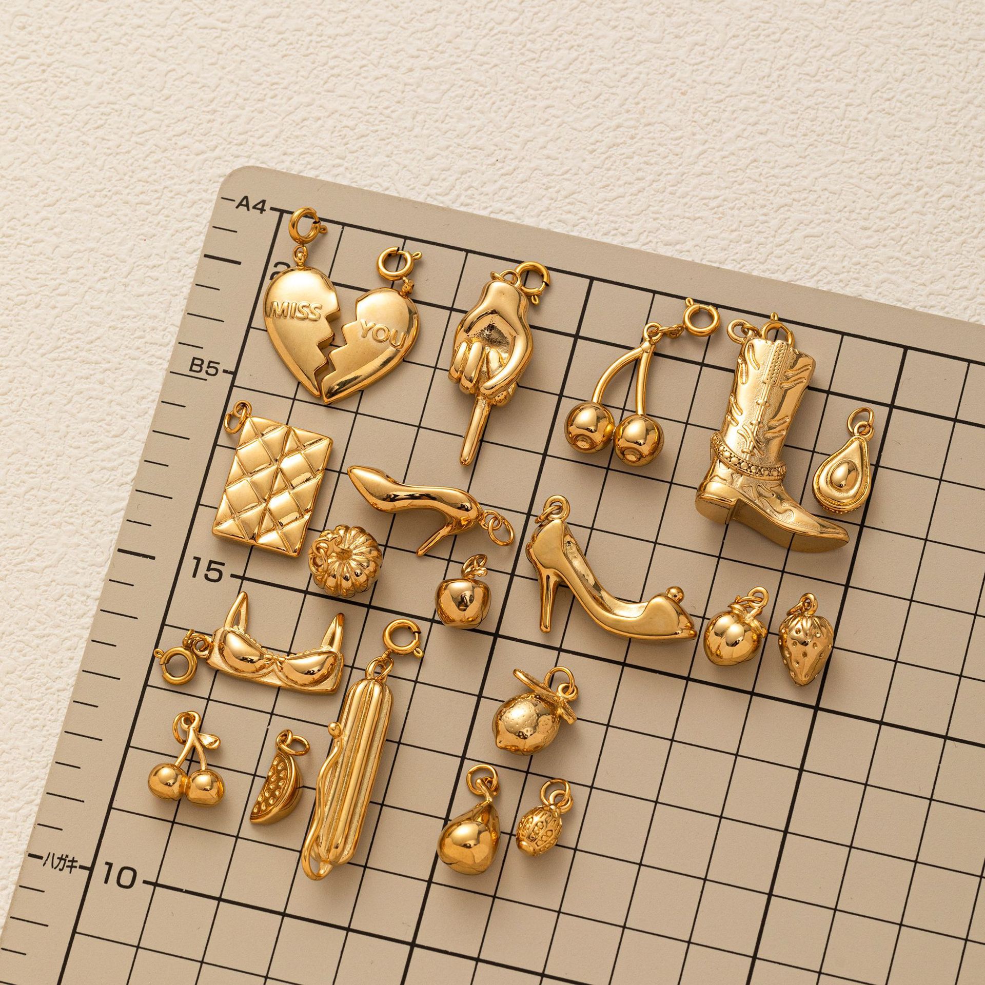 1 Piece About 20mm 304 Stainless Steel Geometric Pendant Jewelry Accessories display picture 1