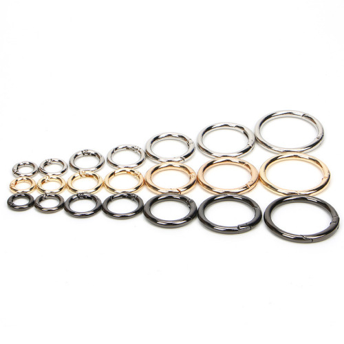 Levi accessories zinc alloy spring ring open ring keychain luggage jewelry accessories mobile phone case snap ring wholesale