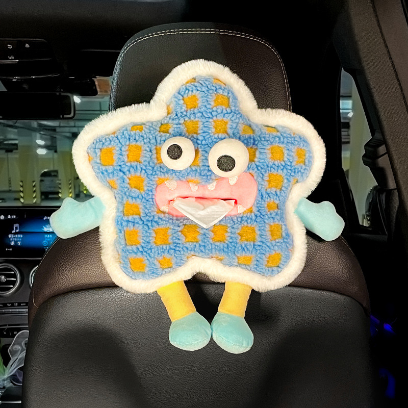 Seat Back Hanging – Aika Car tissue box/set - pentagram-blue