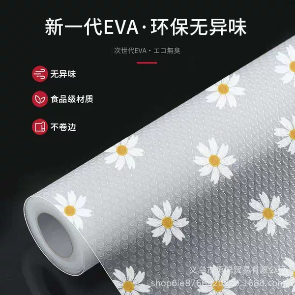 Eva Thickeneded Printed Table Mat Cabinet Mat Shoe Cabinet Drawer Moisture-Proof Paper Can Be Cut Kitchen Waterproof and Oil-Proof Mat