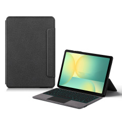 Samsung Galaxy Tab S10FE タブレット保護ケース S7/S8/S9/FE Bluetooth キーボードレザーケースに適しています。