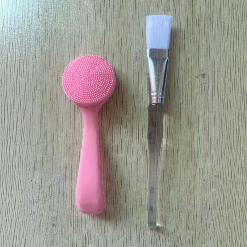 Silicone Facial Cleansing Brush, Soft-Bristled Mask Brush, Blackhead Removal, Pore Cleaning, Makeup Brush, Facial Cleansing Tool Set, Beauty Tool Silicone Facial Cleansing Brush, Soft-Bristled Mask Brush, Blackhead Removal, Pore Cleaning, Makeup Brush, Facial Cleansing Tool Set, Beauty Tool