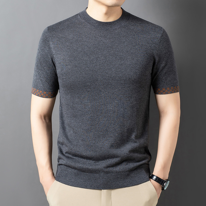 Silk woolen sweater