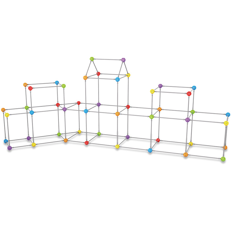Transfronterizo Amazon STEM DIY tienda de campaña 3D construcción modelo de bloques de construcción infantil cuentas de construcción tienda de campaña Juguetes de puzzle