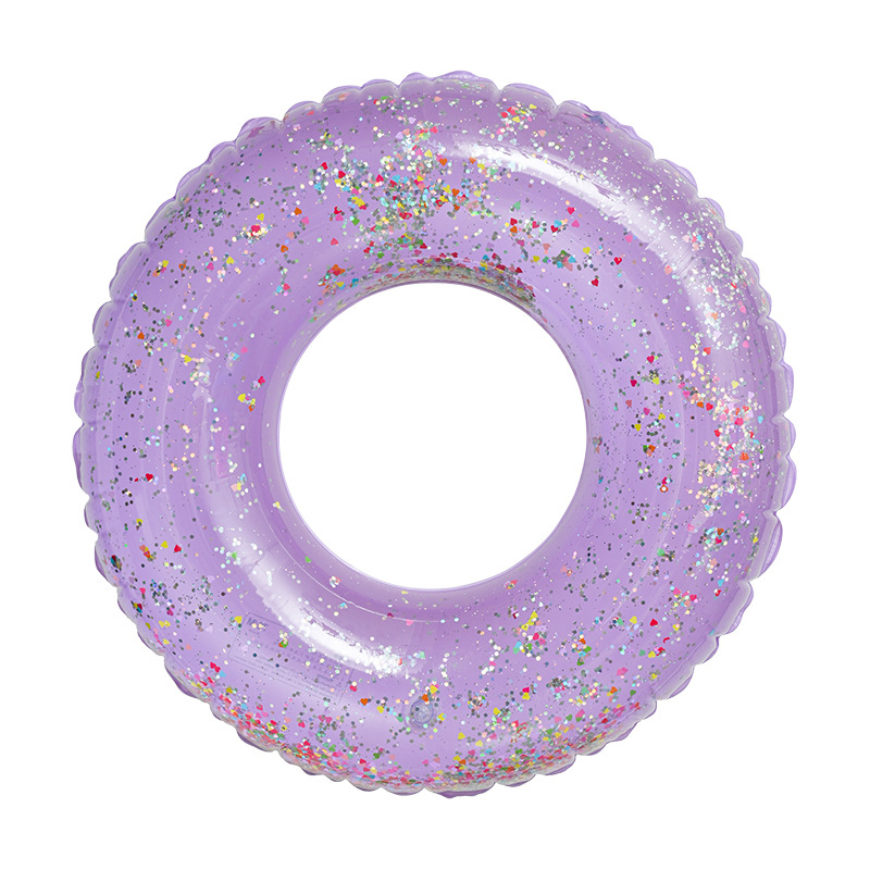 Fabricantes al por mayor engrosado anillo de natación transparente infláble para niños anillo axilar red flotante anillo doble anillo de natación de airbag