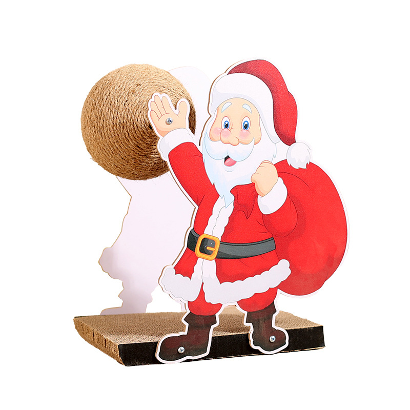Tablero de agarre para gatos de Santa Claus