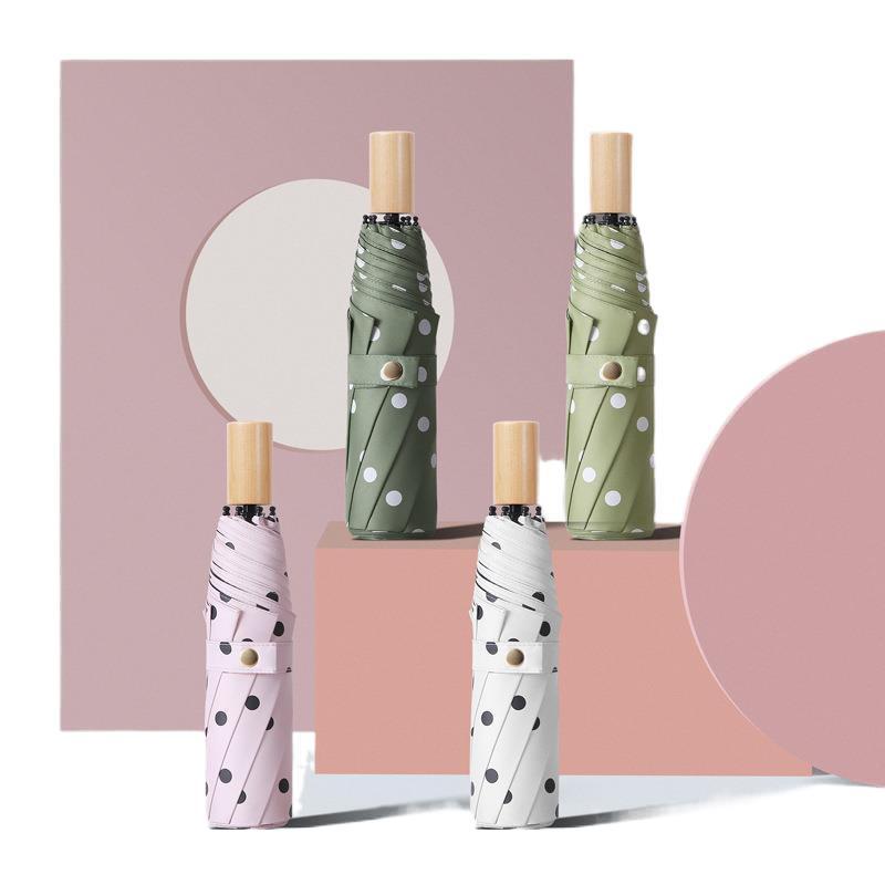 70% Top Quality Off Manual Folding Rain Umbrella With Black Coating Sun Protection UV Protection, Korean Style, Personalized And_voghion.com